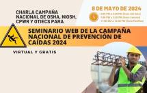 SEMINARIO WEB DE LA CAMPAÑA NACIONAL DE PREVENCIÓN DE CAÍDAS 2024