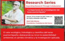 La importancia de la investigación del karso puertorriqueño