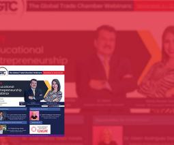 Afiche del Educational Entrepeneurship Webinar