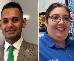 ingeniero Kenneth José Martínez y profesora Jannette Pérez Barbosa