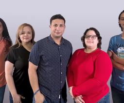 grupo de estudiantes de química