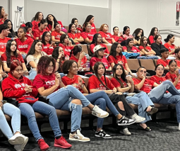 grupo de estudiantes atletas