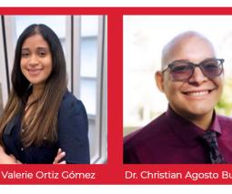 Dra. Valerie Ortiz Gómez y Dr. Christian Agosto Burgos