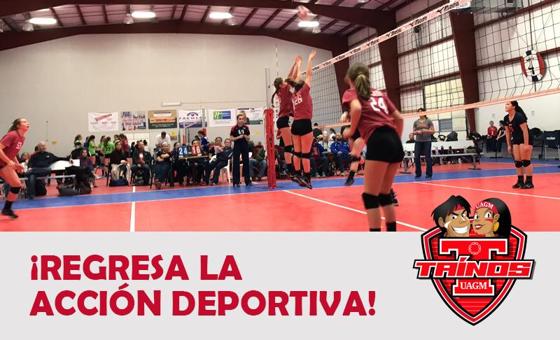 estudiantes atletas de Voleibol