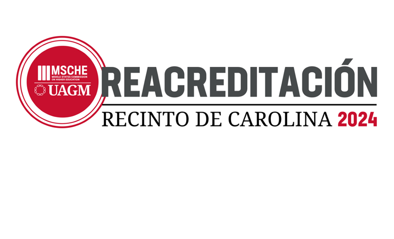 logo de la reacreditación de UAGM Carolina